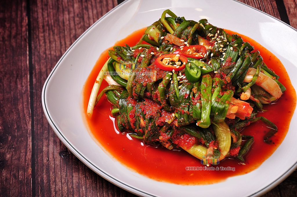 Spring Onion Kimchi 파김치 (Muslim friendly)