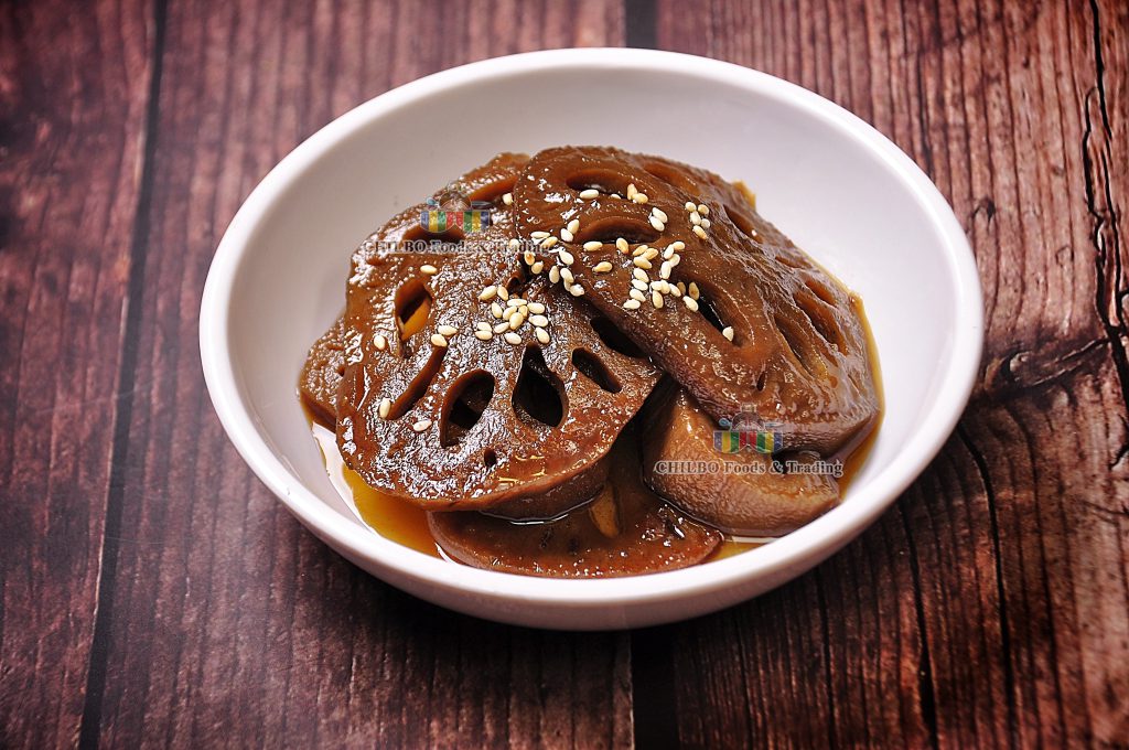 Braised Lotus Root side dish 연근조림