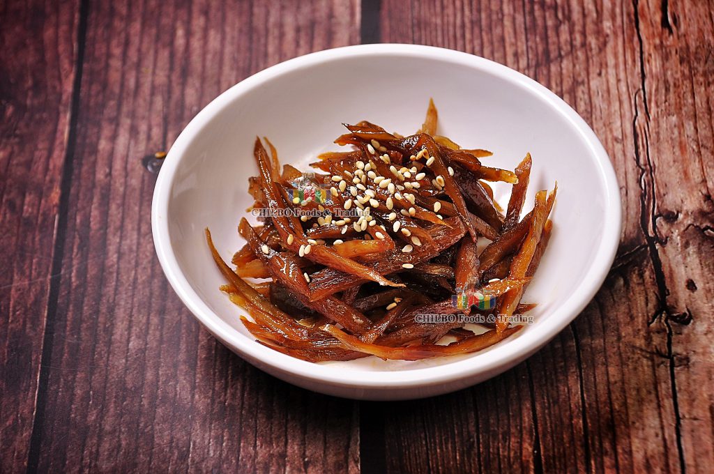 Braised Burdock Root side dish 우엉 조림